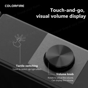 New Split Design Soundbar Speaker PC Accessories Gamer Lighting AUX USB LED Colorful RGB Speaker for Computer - Image 5