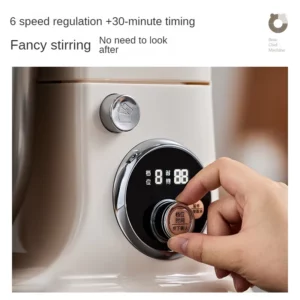 Multi-functional Food Mixer for Kitchen Baking 5L Intelligent Automatic Cream Maker Flour Stirring Cooking Machine Dough Mixer - Image 5
