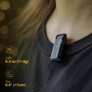 Hollyland Lark M1 SOLO Wireless Lavalier Microphone 8H Worktime 200m Range for Interview Vlog Live Streaming Wireless Microphone - Image 3