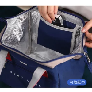 Large Lunch Bag Women Waterproof Concise Convenient Fresh Cooler Bags Thermal Lunch Food Box Portable Picnic Travel Bag Bolsa - Image 4