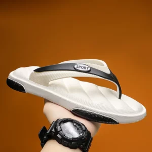 Brand Men's Concise Flip Flop Summer Mens EVA Waterproof Shoes Personalized Men Mixed Colors Slippers Outdoor Male Beach Sandals - Image 2