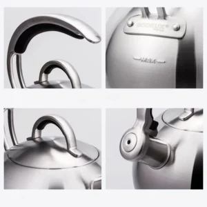 Food Grade Thickening 304 Stainless Steel Kettle Gas Gas Induction Cooker Universal Simplicity Household Kitchen Whistle Kettle - Image 3