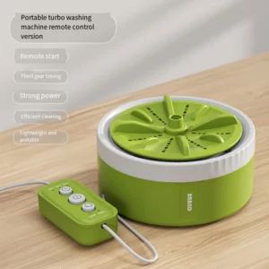 Mini Washing Machine Portable USB Rotating Turbo Fruit Ultrasonic Dishwasher For Clothes Home Kitchen Travel Remote Control미니세탁기 - Image 5