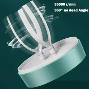 Household Automatic Whisk Electric Milk Frother Whipped Cream Mixer USB Rechargeable Food Blender Whisk Wireless Stand Mixer - Image 5