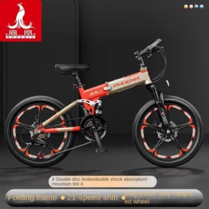 SKIG Bicycle Boys Girls Pedal Bike Folding 20 Inch Shift Mountain Bike Herrenfahrrad Bicicleta Plegable Camping - Image 3