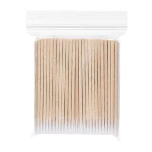 100Pcs Nails Wood Swab Clean Sticks Bud Tip Wooden Cotton Head Manicure Detail Corrector Nail Polish Remover Art Tool - Image 5