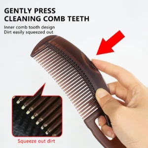 Dandruff Removal Scalp Hair Combs Hair Dressing Comb Self-Cleaning Anti-Static Massage brushes Hair Salon styling tools - Image 4