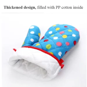 Mitten Microwave Oven Glove Non Slip Household Thickened Insulated Baking Heat Resistant Gloves Oven Mitts Cute Kitchen Tool - Image 5