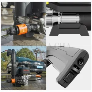 1000W 220V Household High Pressure Car Washing Machine Fast Water Outlet Automatic Induction Water High Pressure Cleaning Tool - Image 4