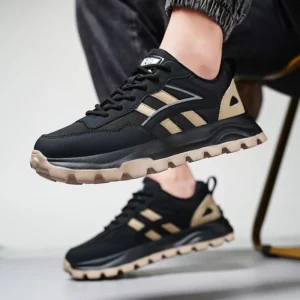 Man Trend 2024 High Quality Shoes Men's Outdoor Sneakers Breathable Running Shoes Thick Soled Mesh Sport Sneakers - Image 2