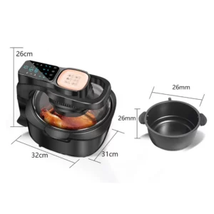 Multifunctional Home Air Fryer Without Oil Intelligence 6L Oven 220V 1100W LED Touch Panel Temperature Control Visual Air Frying - Image 6