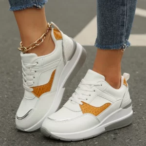 Women Sneakers New Platform Patchwork Casual Sport Designer Shoes Outdoor Comfortable Plus Size Sneakers Women Zapatos De Mujer - Image 1
