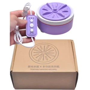 Mini Washing Machine Portable USB Rotating Turbo Fruit Ultrasonic Dishwasher For Clothes Home Kitchen Travel Remote Control미니세탁기 - Image 2