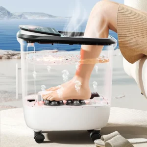Electric Foot Bath Tub With Automatic Heating Fumigation Foot Soaking Basin Constant Temperature Calf Massager For Home - Image 5