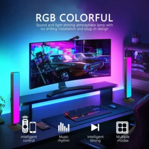 Smart RGB Gaming Atmosphere Light TV Game Computer Desktop Decoration Desk Lamp Tuya App Remote Control Car Music Rhythm Light - Image 3
