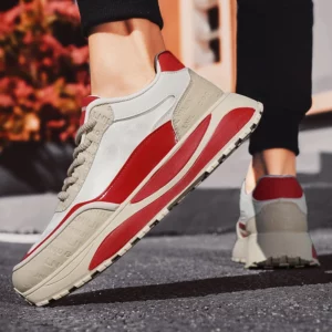 CYYTL Mens Sneakers Casual Sports Shoes Fashion Skateboard Leather Outdoor Designer Luxury Platform Running Tennis Work Loafers - Image 4