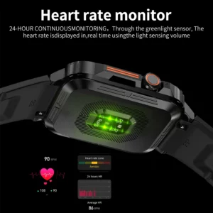 Military Men Smart Watch Health Monitor Bluetooth Call Smartwatch Fitness IP68 Waterproof Sports Watches for Women Android 2024 - Image 5