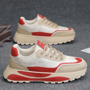 CYYTL Mens Sneakers Casual Sports Shoes Fashion Skateboard Leather Outdoor Designer Luxury Platform Running Tennis Work Loafers - Image 1