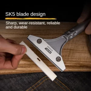 Deli New Good Quality Stainless Steel Wallpaper Paint Tiles Flooring Scraper 600 mm Remover With Blade Household Cleaning Tools - Image 5