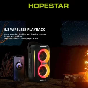 HOPESTAR Party200mini Wireless Bluetooth Speakers Game Esports Heavy Subwoofer Portable Home Computer Audio Outdoor Waterproof - Image 5