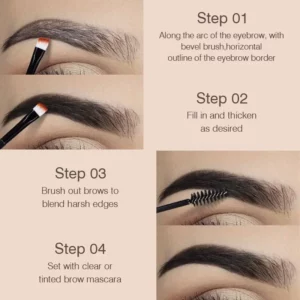 Professional Eyebrow Enhancers Cream Women Natural Liquid Dyeing Eyebrow Set Brow Tattoo Pigments Lasting Waterproof Eyebrow Gel - Image 5
