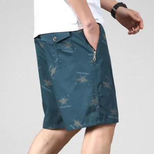 2025 New Summer Beach Shorts Men Fashion Print Casual 100% Cotton Shorts Men Plus Size Shorts 5XL Jogging Sweatpants Shorts - Image 3