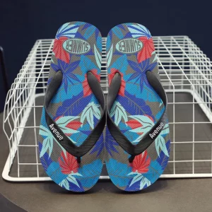 New Selling Men Fashion Flip Flops Man Letter Slippers Fashion Outdoor Slides Non-Slip Sandals Boy Leisure Beach Thong Shoes - Image 6