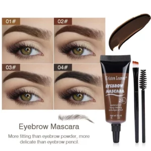 Professional Eyebrow Enhancers Cream Women Natural Liquid Dyeing Eyebrow Set Brow Tattoo Pigments Lasting Waterproof Eyebrow Gel - Image 3