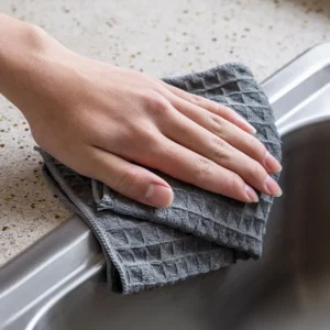 1/2/3PCS Waffle Weave Miracle Cleaning Cloths Kitchen Dish Towels Super Absorbent Dishtowels Nonstick Oil Washable Fast Drying - Image 3