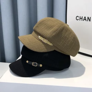 Fashion Designer Winter Women Berets Female Retro boinas Berets caps for women hats Bonnets Hats for Women Octagonal Newsboy Hat - Image 3