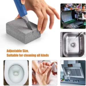 BBQ Grill Cleaning Brush Brick Block Barbecue Cleaning Stone Pumice Brick For Barbecue Rack Outdoor Kitchen BBQ Tools mangal - Image 3