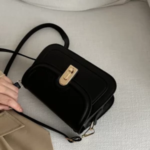 Women's Crossbody Bag New Fashion Solid Color High-Grade Buckle Single Shoulder Bags All-Matched Versatile Commuter Packs - Image 3