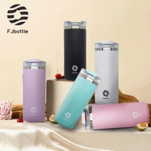 FEIJIAN-Stainless Steel Coffee Thermos Bottle, Thermal Mug, Leakproof, Car Vacuum Flasks, Travel Cup, Portable, 480ml, 600ml - Image 1