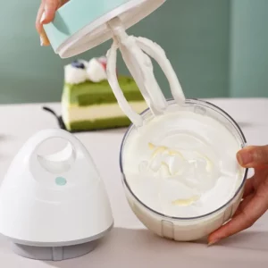 Household Automatic Whisk Electric Milk Frother Whipped Cream Mixer USB Rechargeable Food Blender Whisk Wireless Stand Mixer - Image 4
