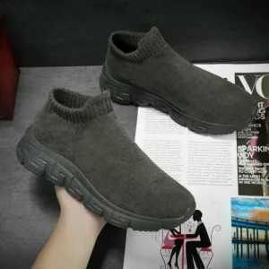 Womens Sneakers New Slip-On High Tops Women Sneakers Brand Fashion Breathable Men City Leisure Sock Shoes Female Tennis Trainers - Image 4