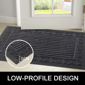 Olanly Entry Door Floor Mat Dirt Trapping Low Profile Doormats Non-slip Kitchen Mats Entrance Door Floor Carpets For Home Decor - Image 4