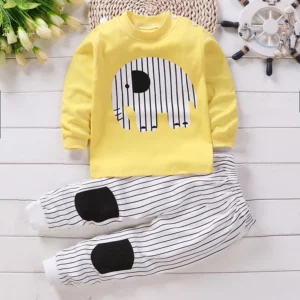 Kids Clothes Children Sets Children's Clothing Boys Girls CottonAutumn winter Clothing Pants Sleepwear Underwear Christmas Gift - Image 5