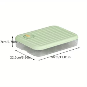 24 Grids Plastic Egg Container With Cover Large Capacity Egg Shockproof Holder Storage Box Tray Refrigerator Kitchen Storage ﻿ - Image 6