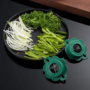 New Green Onion Easy Slicer Shredder Plum Blossom Cut Green Onion Wire Drawing Superfine Vegetable Shredder Kitchen Accessories - Image 5