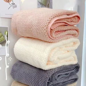 70x140cm High quality thicken Coral velvet bath towel Soft Quick Absorbent Bath Towel super large quick-drying Comfortbath towel - Image 3