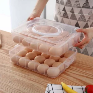 40/60 Grids Handig Ei Voedsel Opbergdoos Keuken Koelkast Anti-Collision Lade Container Accessoires Levert Gevallen - Image 2