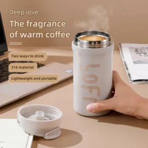 600ML Thermos Water Bottles Coffee Cup 316 Stainless Steel Vacuum Insulated Cup Portable Ice American Coffee Mug Drinking Kettle - Image 2