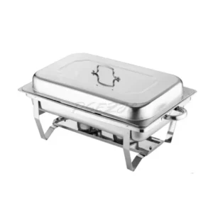 Silver Stainless Steel Buffet Stove Alcohol Heating Hotel Restaurant Banquet Insulated Hot Pot Multi-purpose Serving Plate - Image 3