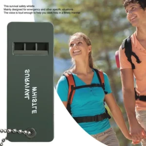 3-Frequency Whistle High Decibel Survival Whistle Outdoor Hiking Camping Whistle 3 Holes Hunting Whistle Emergency Survival Tool - Image 5