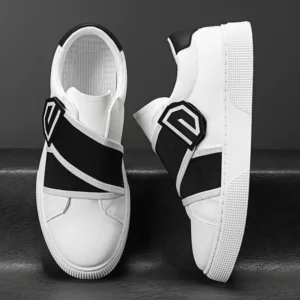 New Men Business Casual Shoes Fashion Anti Slip Outdoor Sneakers Comfortable Wear-resistant Walking Shoes Leather Walking Shoes - Image 1