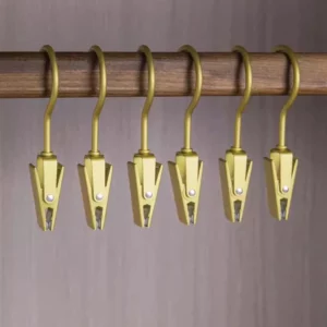 6pcs Multifunctional hook clip metal aluminum alloy hat skirt storage clip clothes hangers drying clip seamless pants racks - Image 6