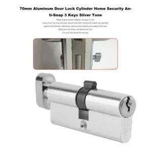 Thumb Turn Cylinder Door Lock UPVC Anti Pick 35/35 With 3 Keys Kit For Entry Doors Outdoor Door Locks Cylinder Door Lock - Image 3