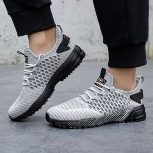 High Quality Men's Sports Shoes Anti Slip Women's Casual Shoes Fashionable Outdoor Walking Shoes Designer Thick Soled Platform - Image 1
