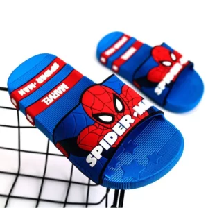 Disney Children's Slippers Summer Boys Indoor Thick Bottom Bath Soft Anti-skid Sandals Carton Boys Flip-flops Outside Blue Shoes - Image 4
