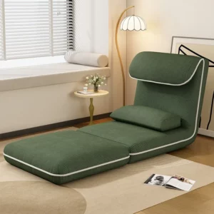 X&D New Comfortable And Lightweight Lazy Sofa Small Folding Sofa Bed Multi-color Reclining Tatami Living Room Double Floor Sofa - Image 4